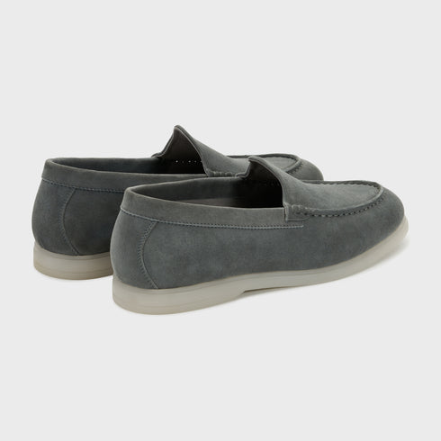 Nagra Loafer | Dark Stone Suede
